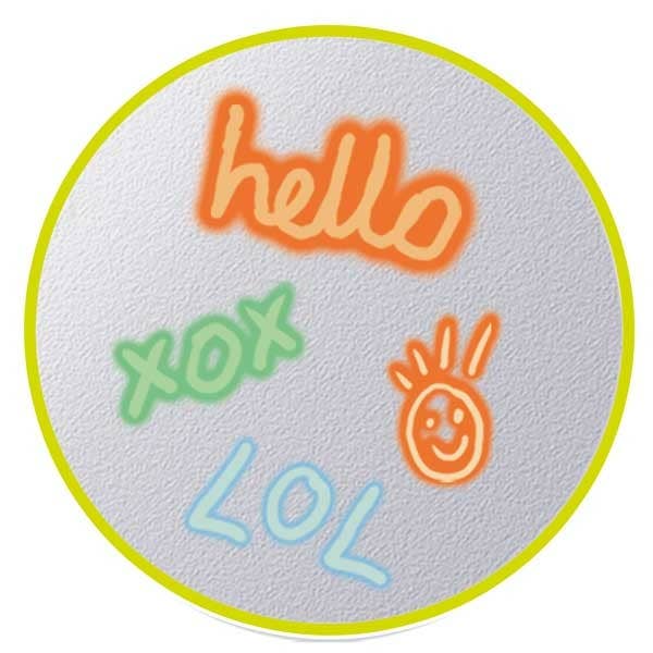 Glow-In-The-Dark Colour Pens, Three Pens