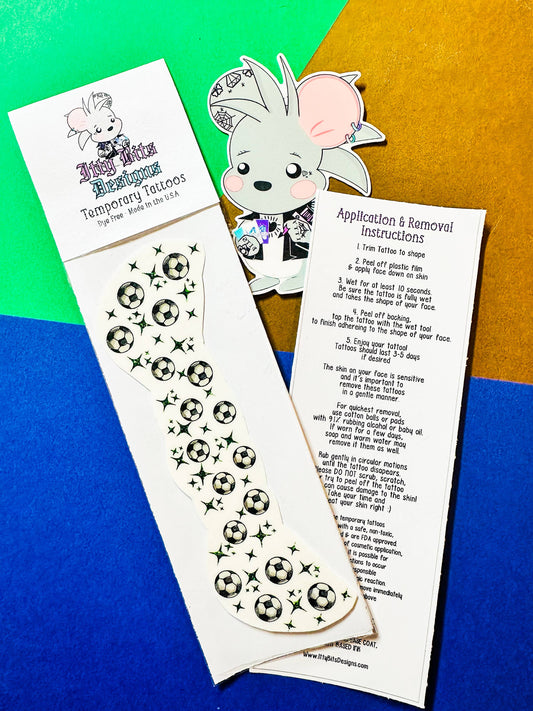 Soccer Freckle Temporary Tattoos