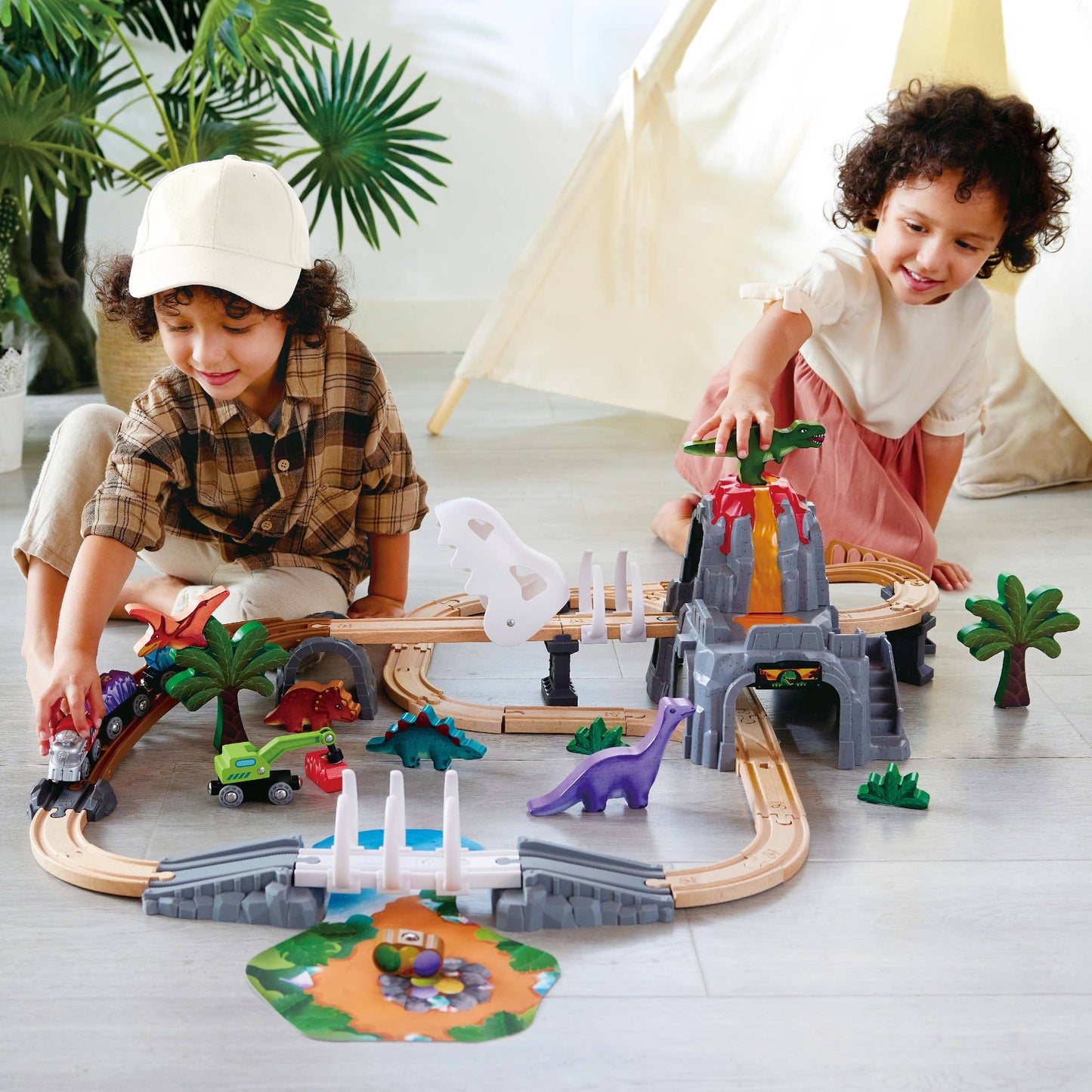 Dinosaur Railway Adventure Set