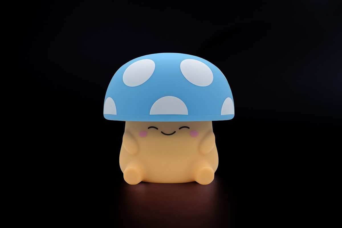 Mushi Ambient Mushroom Night Light - Squishy Silicone USB-C