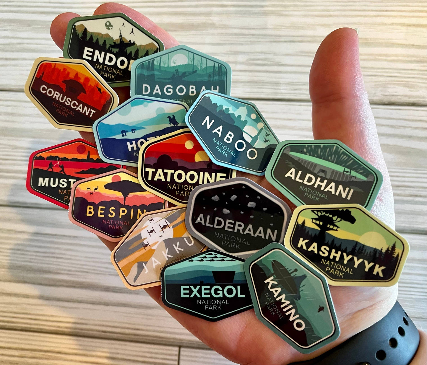 National Parks Mini Set, Vinyl Stickers (Star Wars)