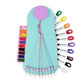 My Friendship Bracelet Maker, 20 Pre-Cut Threads: Blush Pink