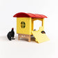 Mobile Chicken Coop Farm Figurine Toys Play Set