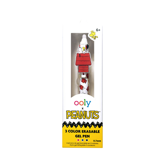 OOLY x Peanuts - 3 Color Erasable Gel Pen