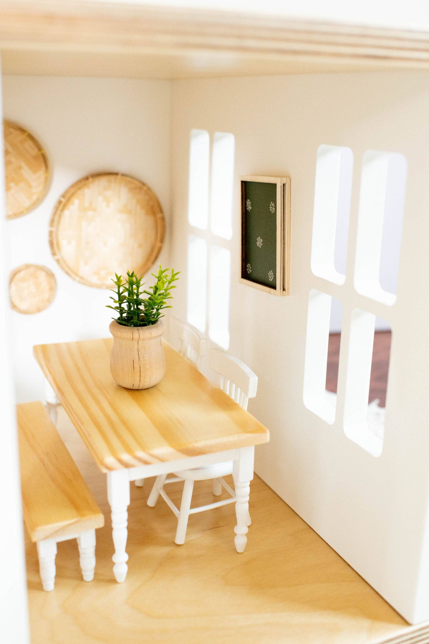 Dollhouse Picture Frame | Natural Wood