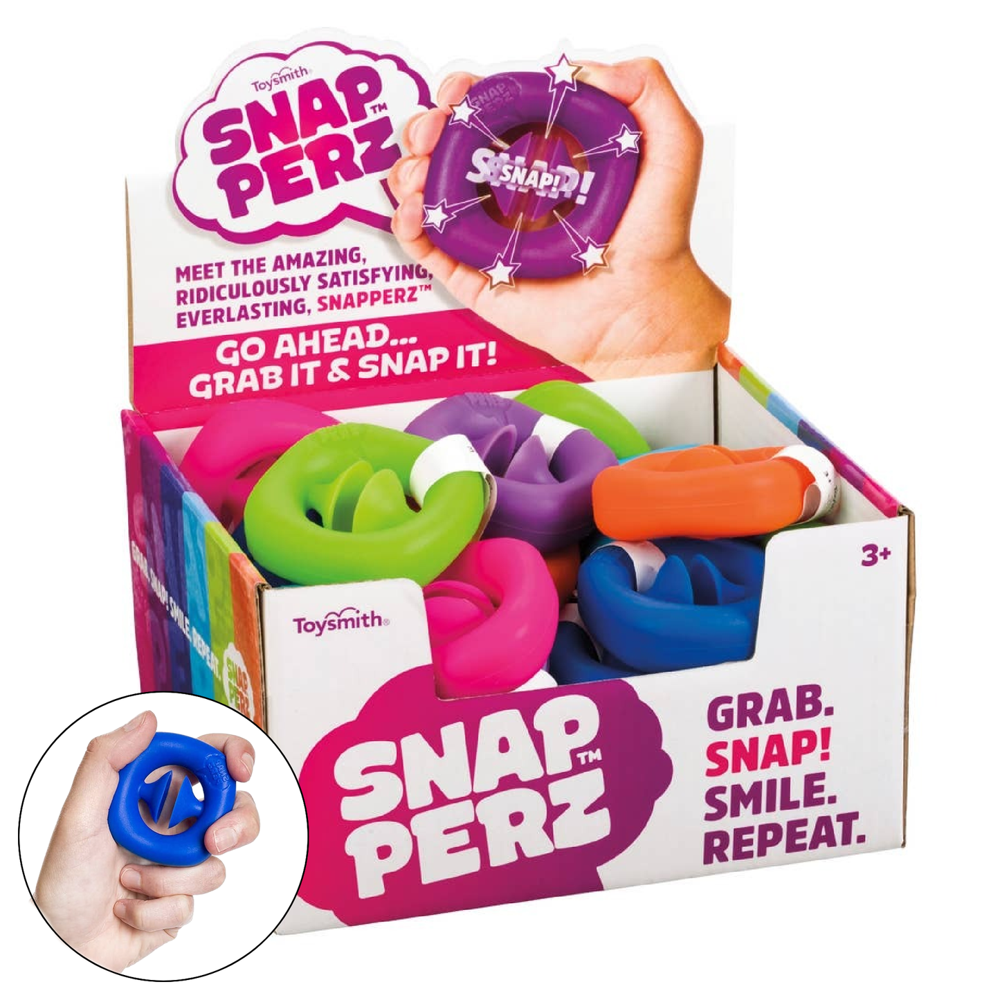 Snapperz Fidget Toy, Plain