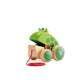 Hape Pull Along Frog - Fun Wooden Toy for Toddlers 12 Months