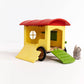Mobile Chicken Coop Farm Figurine Toys Play Set