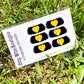 Softball Eye Black Temporary Tattoos