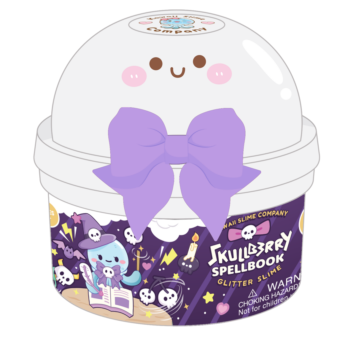 Skullberry Spellbook Glitter Signature Dome™ Slime (4pcs/case)