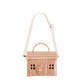 Rattan Casa Bag - Rose