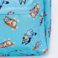 Blue Character Printed Backpacks