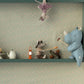 Safari Friends - Small Rhino - Blue/Sand
