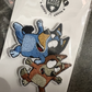 Bluey & Bingo Iron on Patch