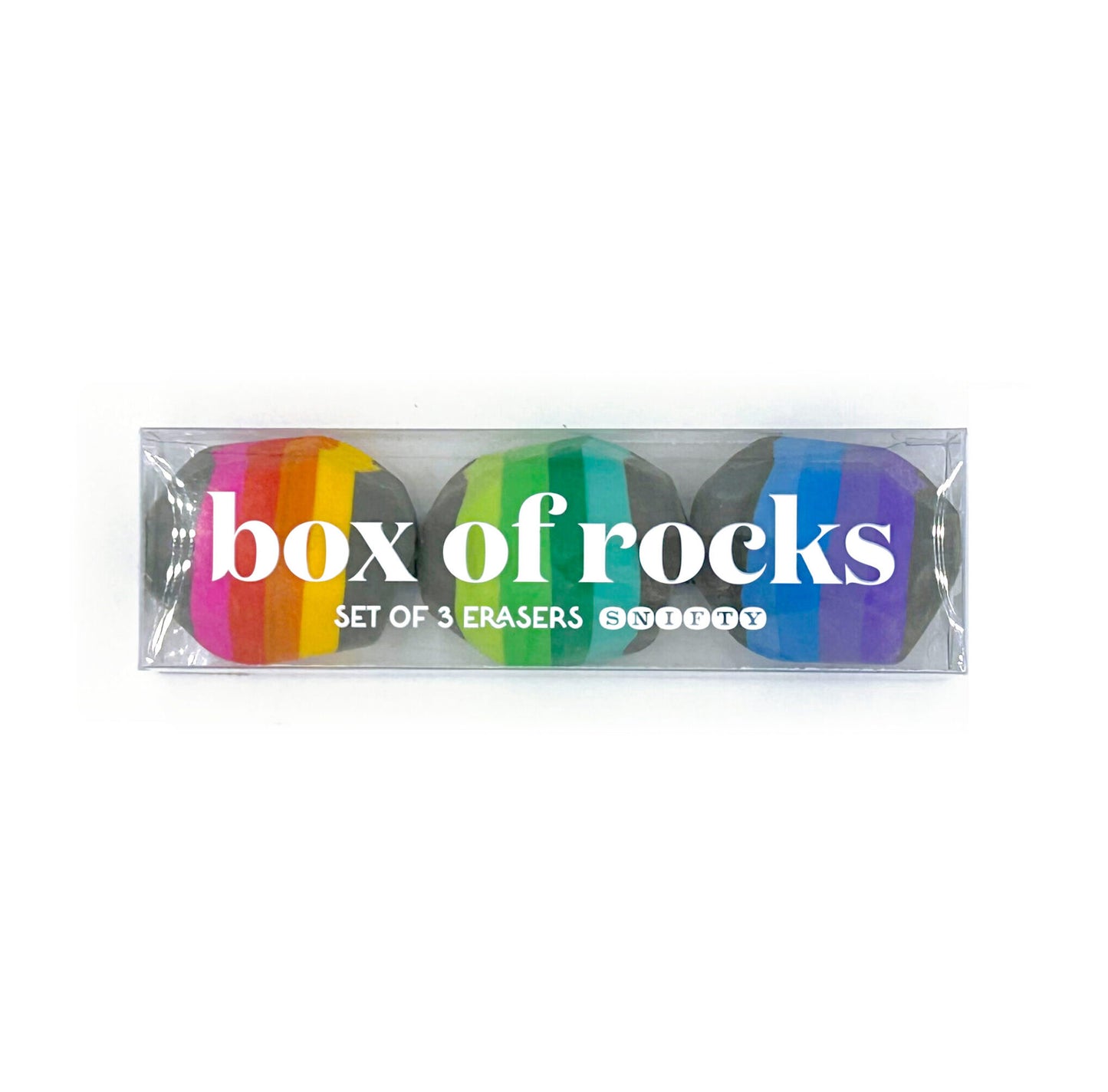 Box of Rocks Erasers