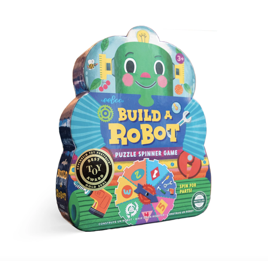 Build a Robot Shape Spinner Game