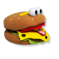 Hamburger Pal Hand Puppet 7" 