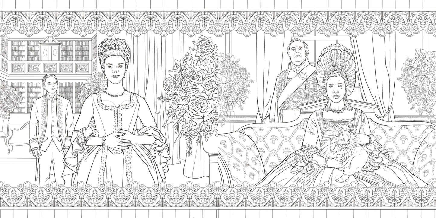 Queen Charlotte, A Bridgerton Story: The Coloring Book