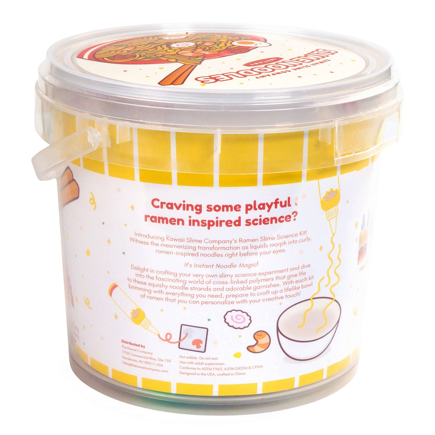 Instant Ramen Noodles Slime Science Kit (6pcs/case)
