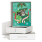 Meowy Christmas holiday greeting card
