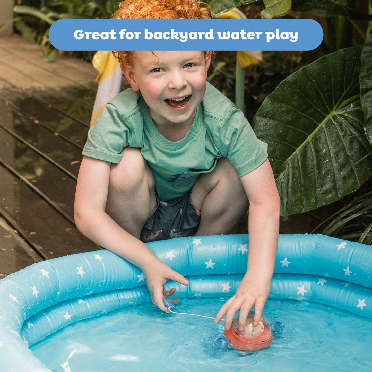 Bath Paddle Ship - Space Piggy