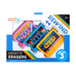 Rewind: Cassette Erasers (set of 3)