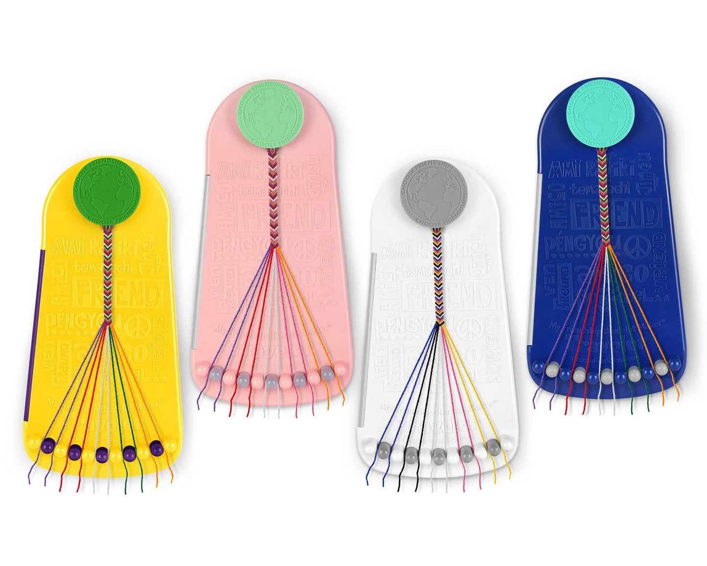 My Friendship Bracelet Maker, 20 Pre-Cut Threads: Blush Pink