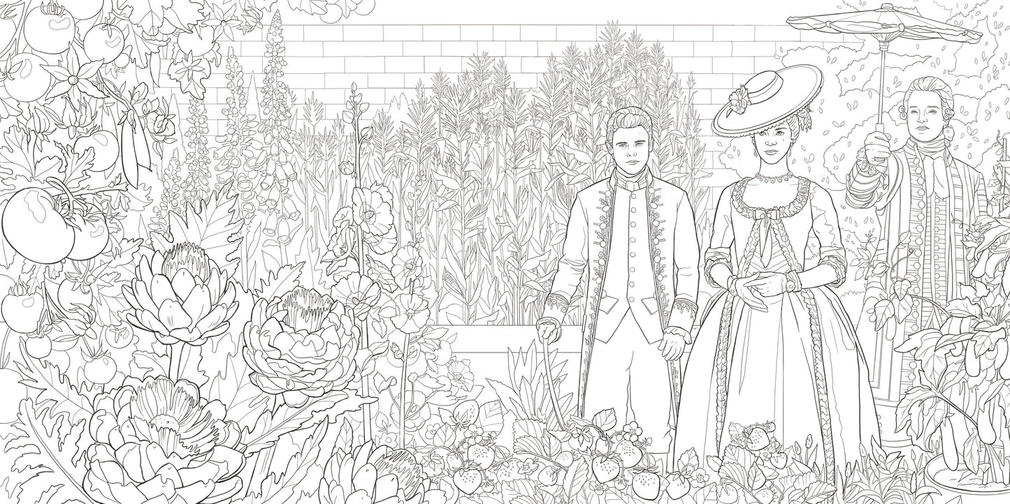 Queen Charlotte, A Bridgerton Story: The Coloring Book
