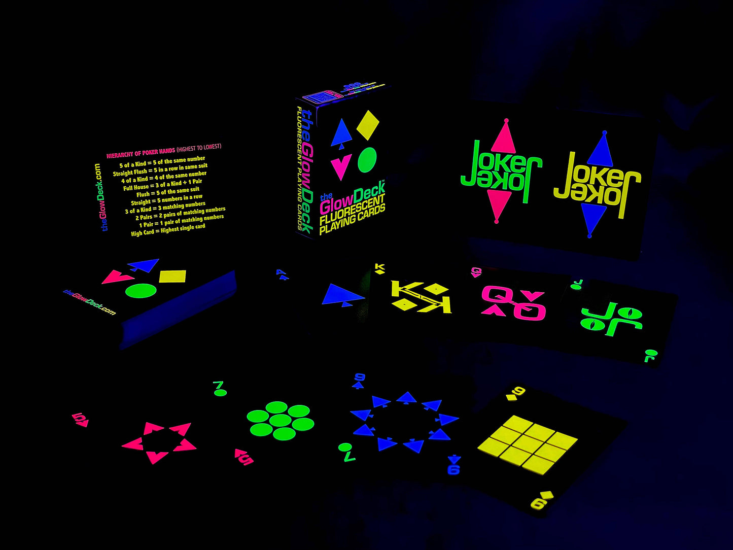 🏆Glow Deck: Fluorescent Playing Cards