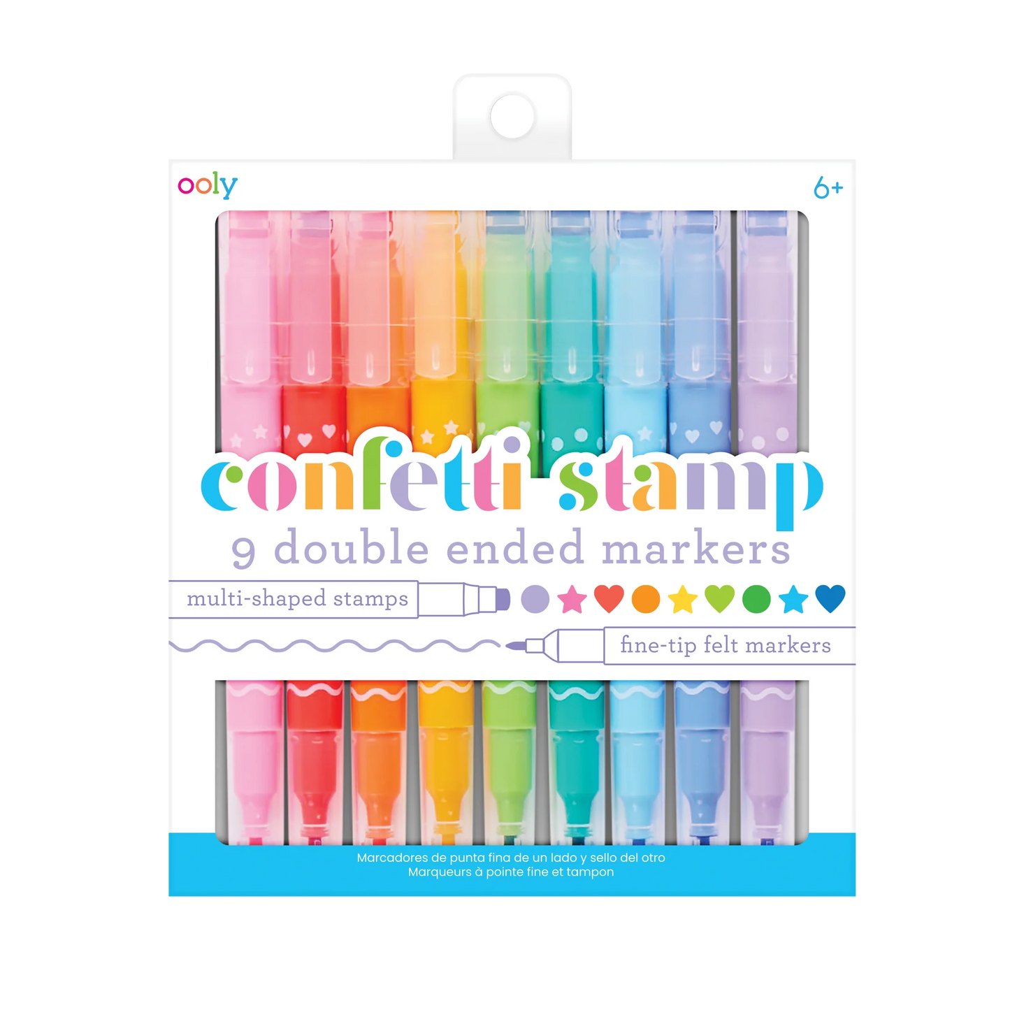 Confetti Stamp - Double Ended Markers