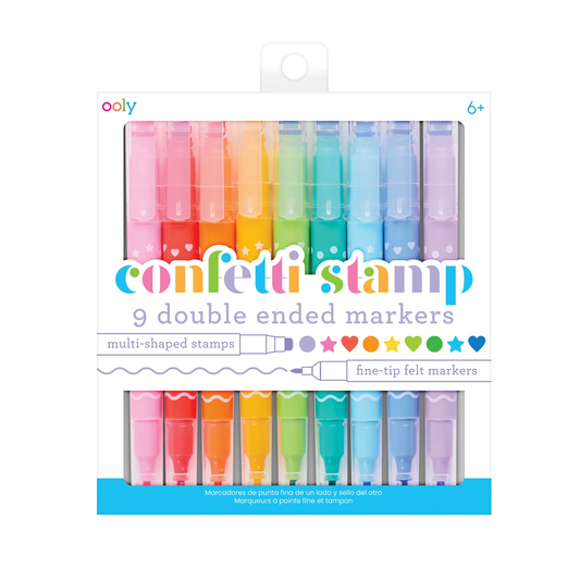 Confetti Stamp - Double Ended Markers