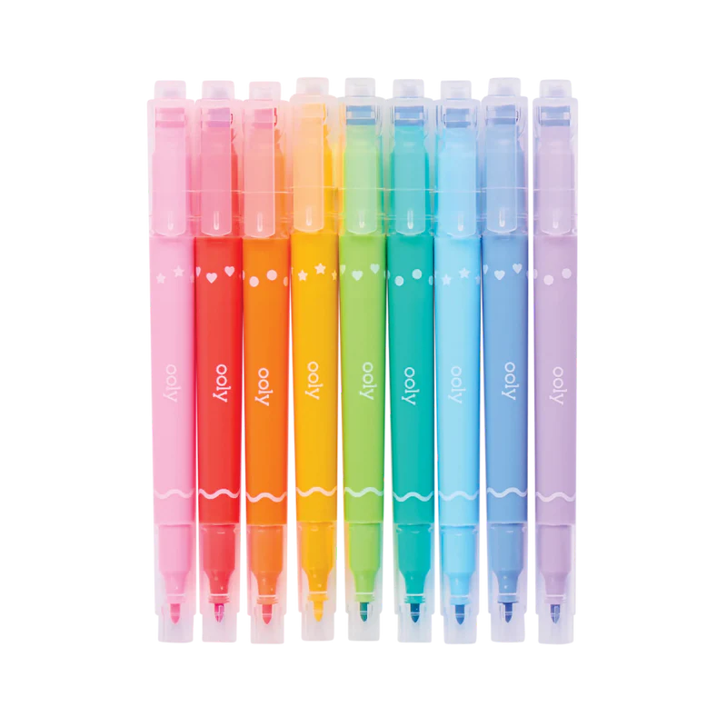 Confetti Stamp - Double Ended Markers