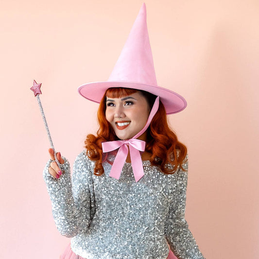 Good Witch Hat | Pink Satin | Halloween