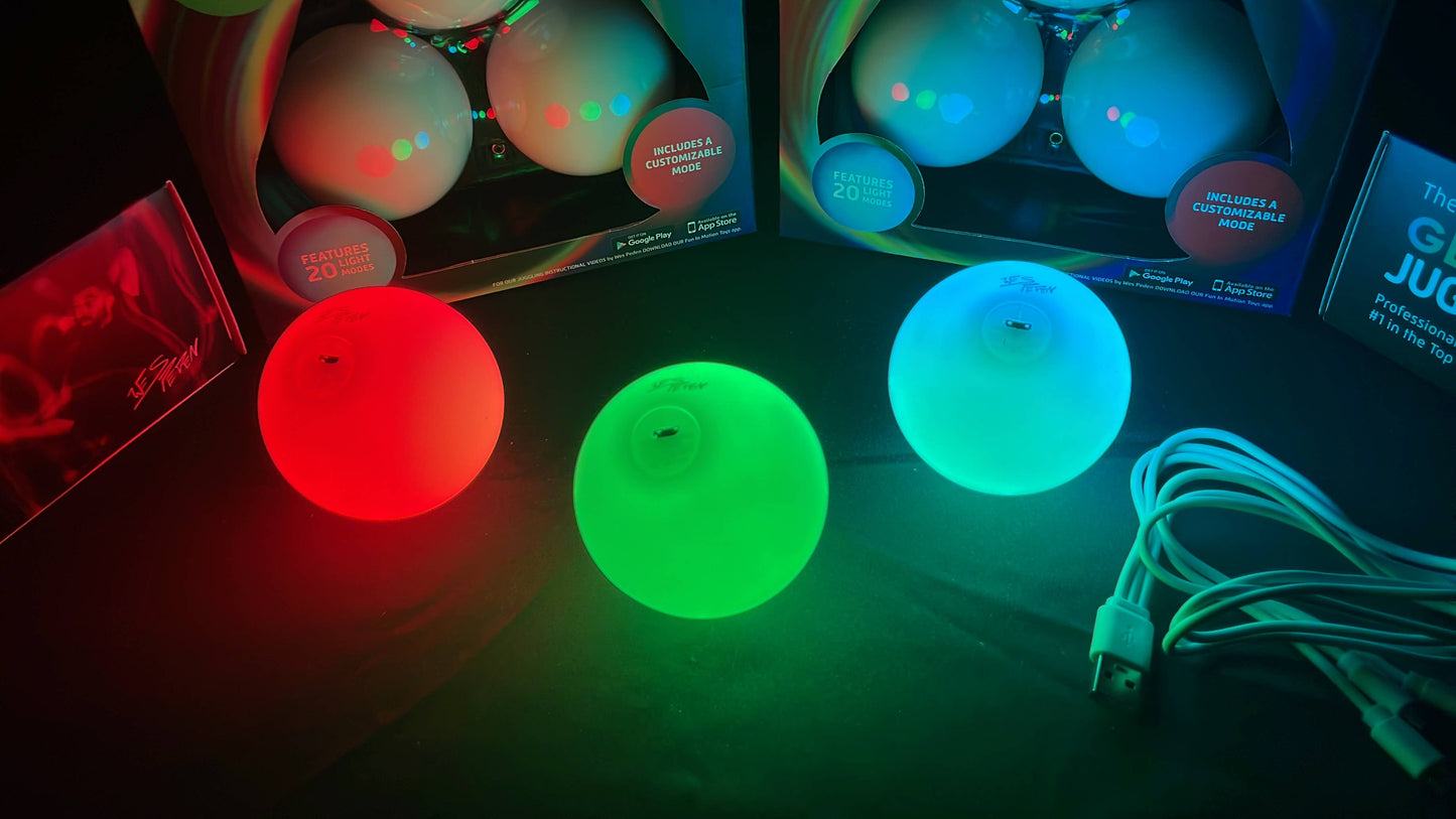 Glow.0 LED Juggling Balls Demo Set - Free w/8 units