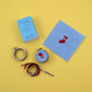 Christmas Baubles Ho Ho Ho Cross Stitch Kit In A Matchbox