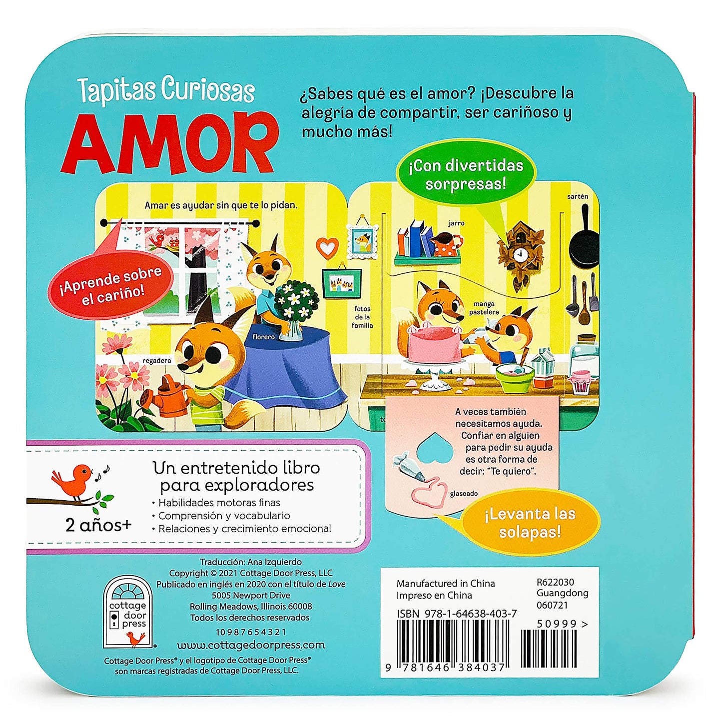 Amor / Love (Spanish Edition) Lift-a-Flap Board Book