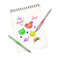 Jelly Gloss Neon Multi-Surface Deco Gel Pens - Set of 6