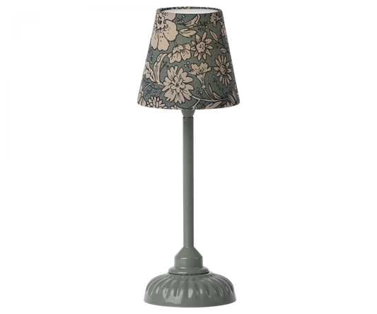 Vintage Floor Lamp, Dark Mint