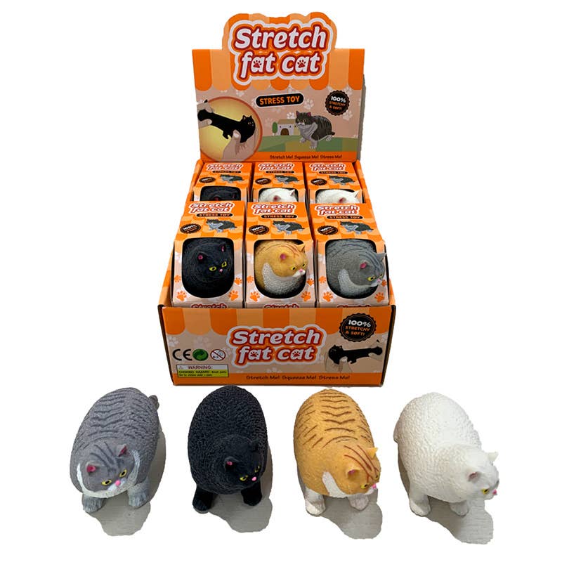 Stretchy Fat Cat Toy – The Prize Booth
