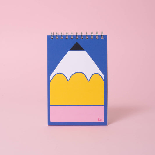 Big Pencil 4x6" Spiral Notebook Blank