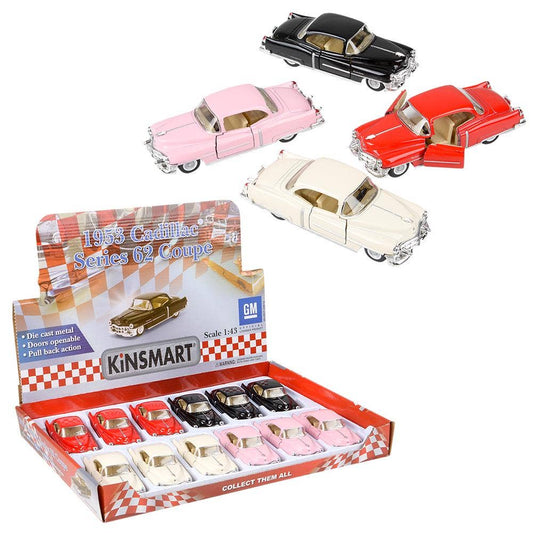5" Diecast 1953 Cadillac Series 62 Coupe  12/Display