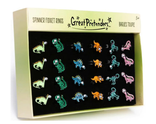 Dinosaur Spinner Fidget Rings
