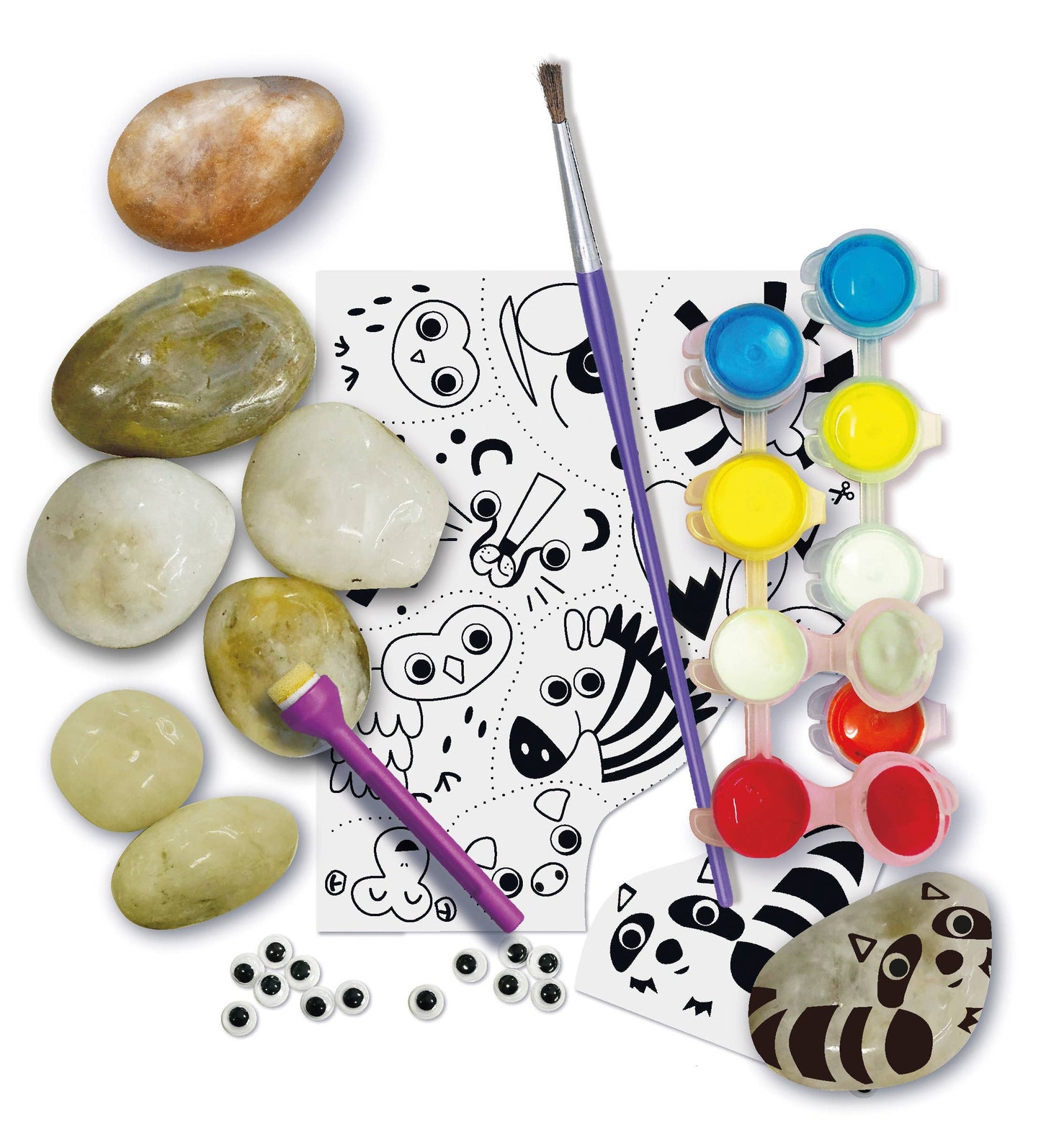 4M Magical Animal Rock Painting DIY Craft Kit