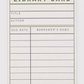 Kids Playtime Pad® Library Card