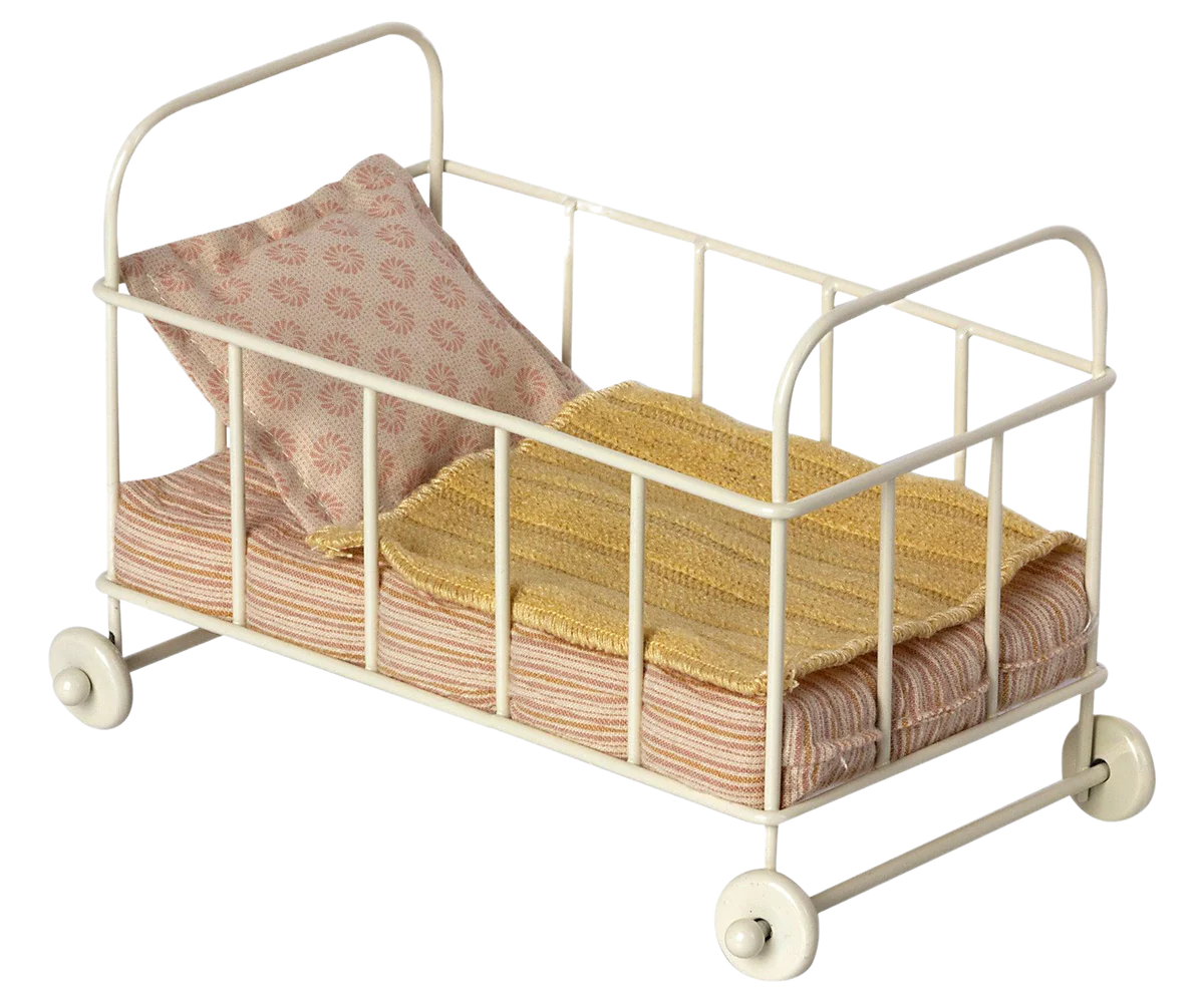 Cot Bed, Micro- Rose colored