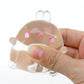 Molang Clear Mochi Squishy Figure Fidget Toy