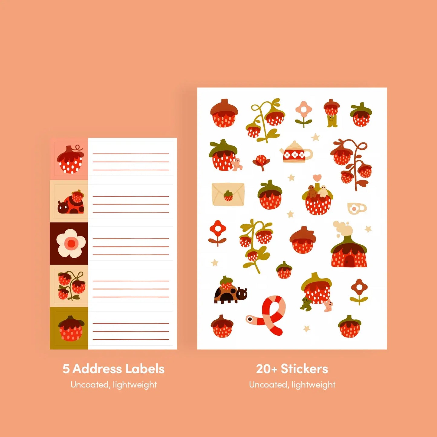 Strawberry Letter Writing Kit