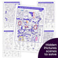 Scratch-and-Play Unicorn Hidden Pictures