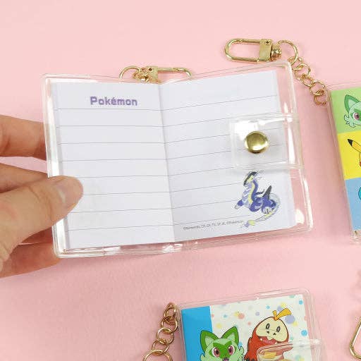 Pokémon Mini Diary Keychain Notebook Key ring