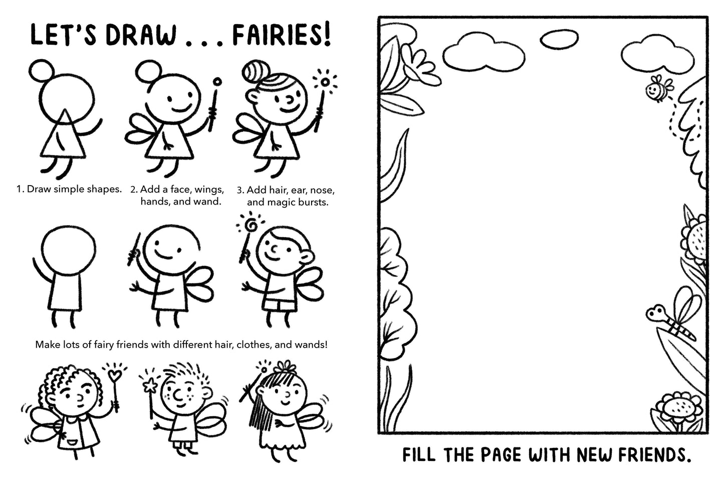 Mini Doodles: Let's Draw Magical Creatures